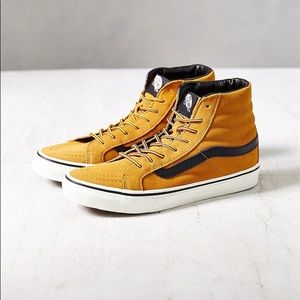 Mustard Suede Hightop Vans